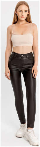 Брюки женские джинсовые коричневые Mark Formelle / 103166501 - вид 2