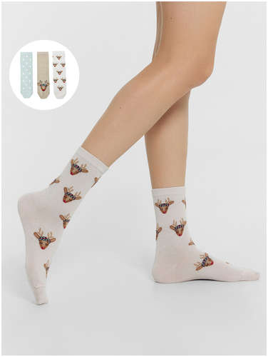 Носки женские высокие в наборе, 3 пары Mark Formelle 103213429