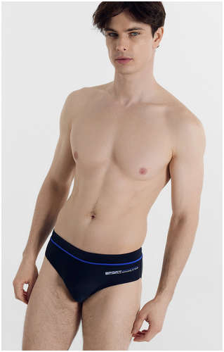 Плавки купальные мужские синие с печатью Mark Formelle 103191736