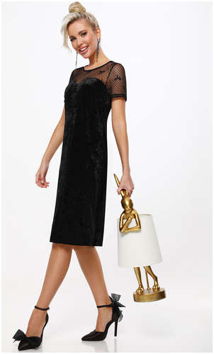 Платье бархатное DSTrend / 103162951 - вид 2