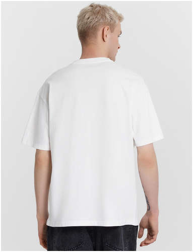 Футболка мужская белая с принтом Mark Formelle / 103240145 - вид 2