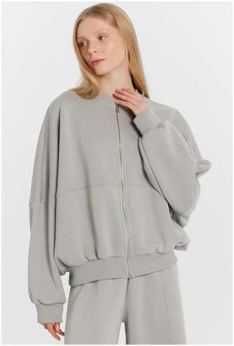 Толстовка женская голубая оверсайз из коллекции «zakaзnik el’nya / заказник ельня» Mark Formelle / 103215942 - вид 2