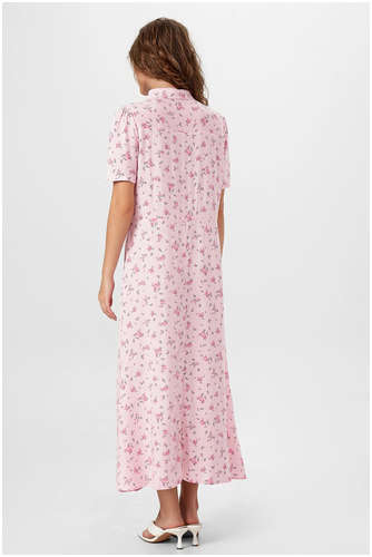 Платье женское розовое с цветочным принтом Mark Formelle / 103242474 - вид 2