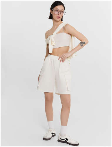 Шорты женские кремовые Mark Formelle 103227752