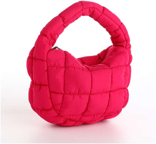 Сумка молодежная на молнии, цвет розовый 103201870