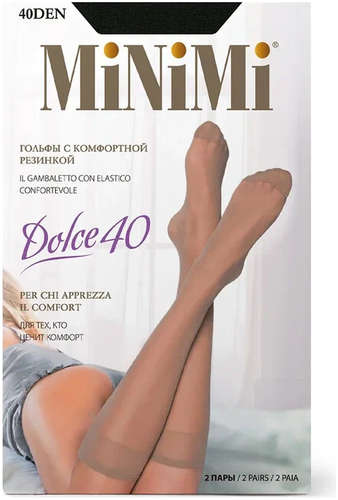 Mini dolce 40 гольфы (2 пары) nero MINIMI 103127642