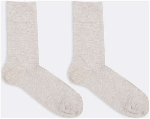 Носки мужские бежевые высокие Mark Formelle / 103229859 - вид 2