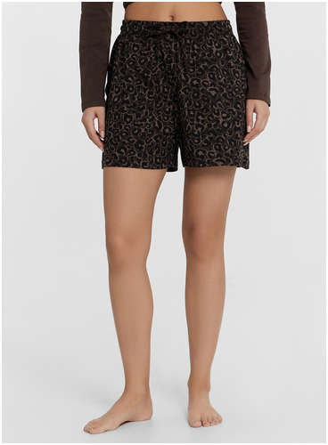 Шорты женские с алималистичным принтом Mark Formelle / 103225555 - вид 2