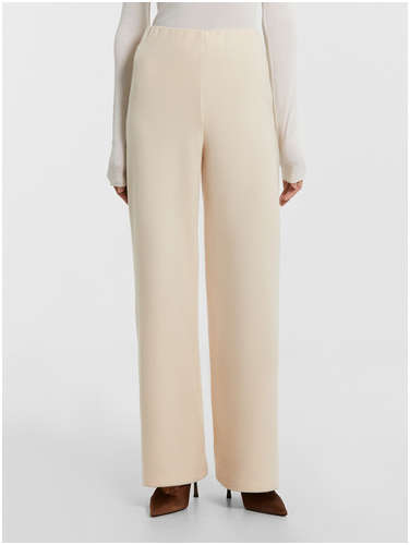 Брюки женские кремовые Mark Formelle / 103235026 - вид 2