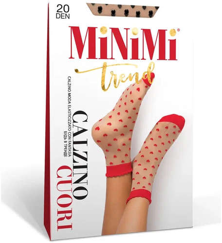 Mini cuori 20 (носки) caramello/nero MINIMI / 103127635