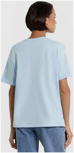Футболка женская голубая с принтом Mark Formelle / 103235955 - вид 2