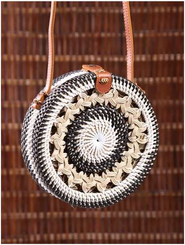 Сумка женская через плечо плетеная 103221876