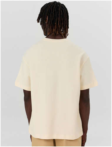 Футболка мужская бежевая с вышивкой Mark Formelle / 103242648 - вид 2