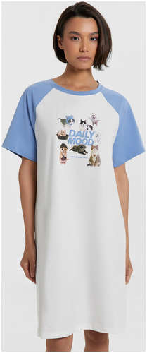 Сорочка ночная женская с принтом и надписью Mark Formelle 103235377