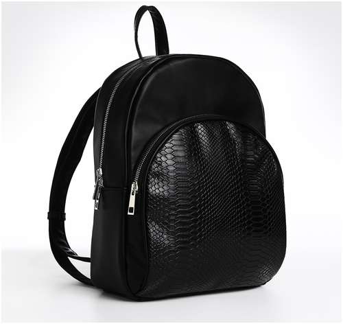 Рюкзак на молнии textura, цвет черный 103154525