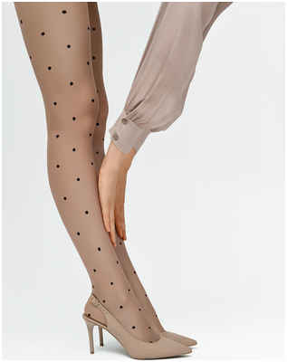 Колготки жен.Mini LA SFERA SLIM 20 Daino/Nero MINIMI / 103109551 - вид 2