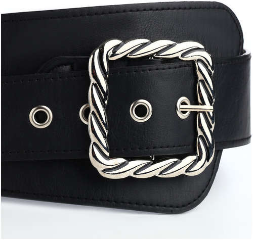 Корсет ремень женский, ширина 11,5 см, пряжка металл, цвет черный / 103206416 - вид 2