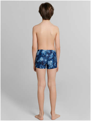 Трусы купальные для мальчиков синие с принтом Mark Formelle / 103228685 - вид 2