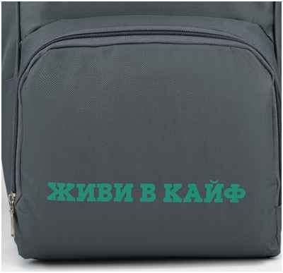 Рюкзак текстильный, с карманом NAZAMOK / 10323291 - вид 2
