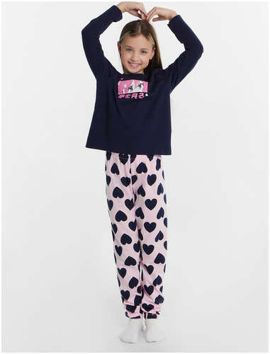 Пижама для девочек с сердечками Mark Formelle 103220940