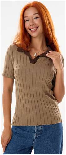 Футболка вязаная поло Lika Dress 103242286