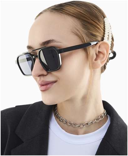 Очки солнцезащитные, uv 400, ширина 15 см, дужка 15 см, линза 5×4.2 см onesun / 103236975 - вид 2