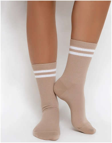 Носки женские бежевые длинные Mark Formelle 103167223
