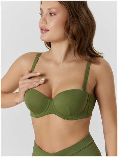 Бюстгальтер купальный женский зеленый Mark Formelle / 103239214 - вид 2