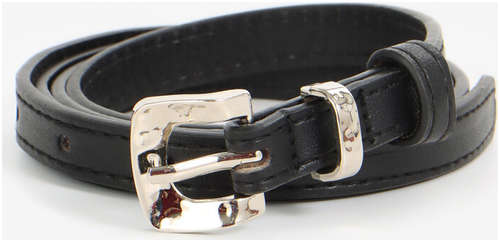 Ремень женский, ширина 1.3 см, пряжка металл, черный / 103241482 - вид 2