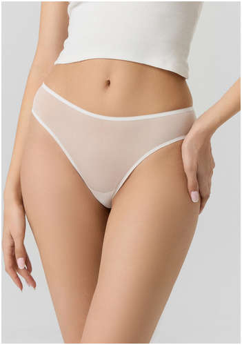 Трусы слипы женские белые из сеточки Mark Formelle / 103237001 - вид 2