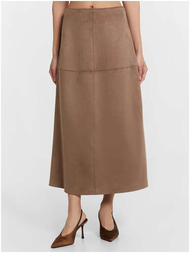 Юбка женская коричневая Mark Formelle / 103231094 - вид 2