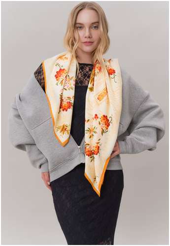 Платок ″Тагильский поднос″ 90*90 Русские в моде / 103227374 - вид 2