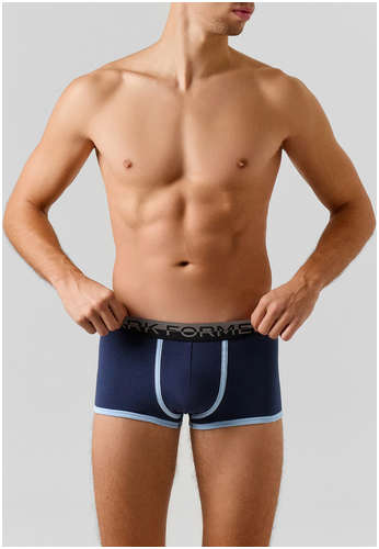 Трусы боксеры мужские синие Mark Formelle / 103239461 - вид 2