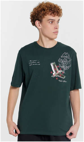 Футболка мужская зеленая из коллекции Mark Formelle / 103220383 - вид 2