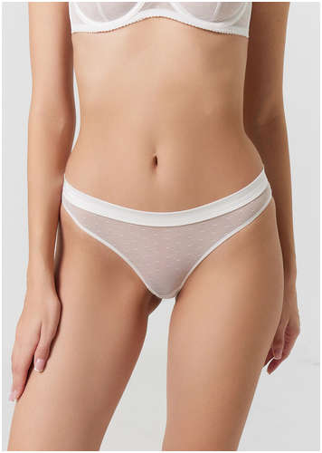 Трусы слипы женские белые кружевные Mark Formelle / 103223290 - вид 2