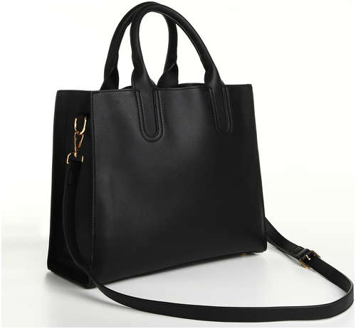 Сумка женская на молнии, цвет черный / 103202784 - вид 2