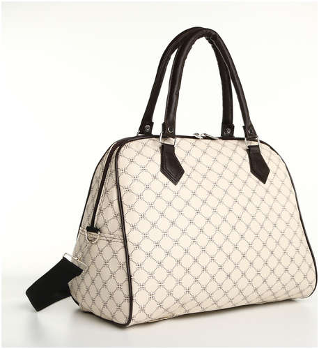 Сумка дорожная на молнии, бежевая 103206082