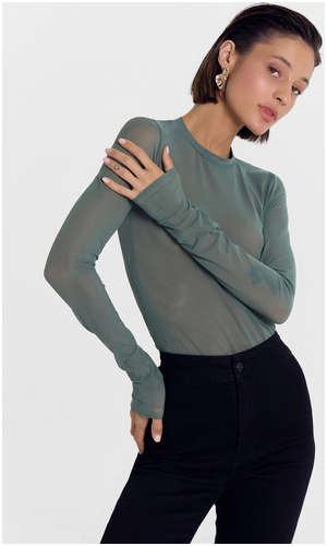 Джемпер женский в пыльно-зеленом цвете Mark Formelle 103219964