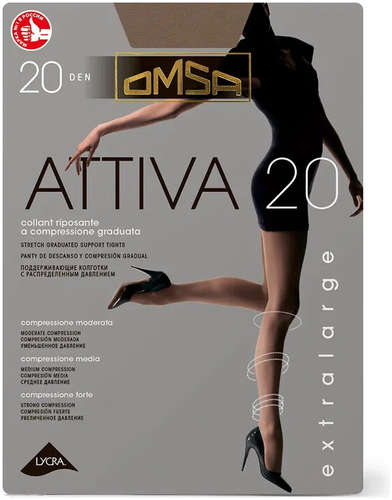 Колготки Oms Attiva 20 XXL Daino OMSA 103126210