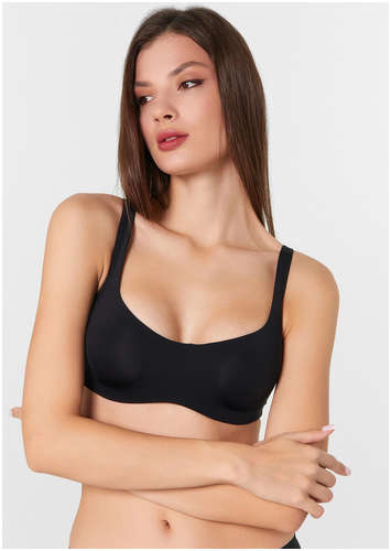 Бюстгальтер женский черный с регулируемыми бретелями Mark Formelle / 103214764 - вид 2