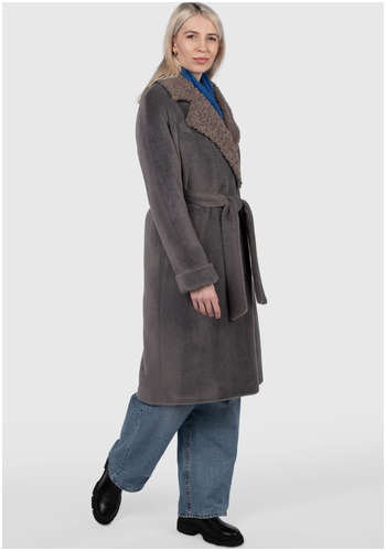 Пальто женское утепленное (пояс) EL PODIO / 103118641 - вид 2