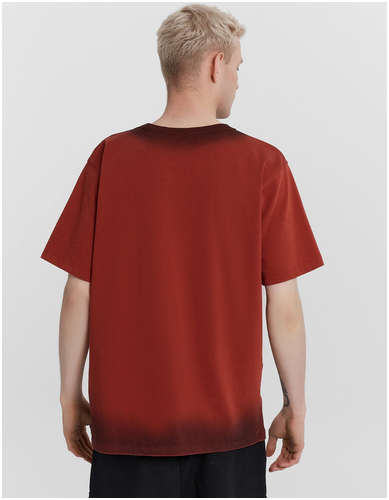 Футболка мужская бордовая с принтом Mark Formelle / 103238913 - вид 2