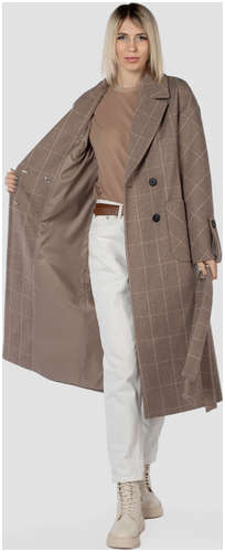 Пальто женское демисезонное (пояс) EL PODIO / 103170320 - вид 2