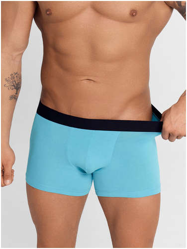 Трусы мужские голубые Mark Formelle / 103216791 - вид 2