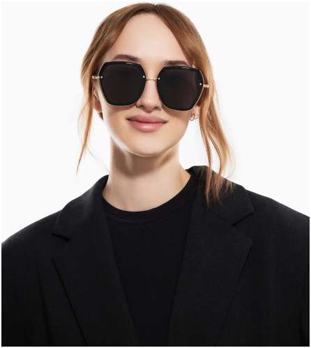 Очки солнцезащитные uv 400, дужка 13 см, ширина 12.6 см, линза 5.6×5.5 см onesun / 103235194 - вид 2