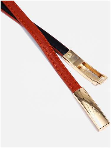 Ремень женский, ширина 1 см, пряжка металл, цвет рыжий / 103151310 - вид 2