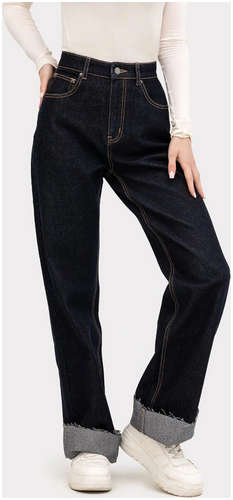Брюки женские джинсовые темно-синие Mark Formelle / 103166112