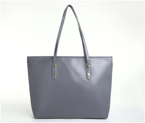 Сумка женская на молнии, цвет серый 103202477