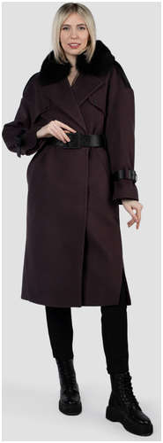 Пальто женское утепленное (пояс) EL PODIO / 103172198 - вид 2
