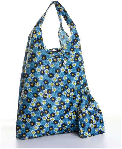 Сумка хозяйственная на кнопке, складная, цвет синий 103231141